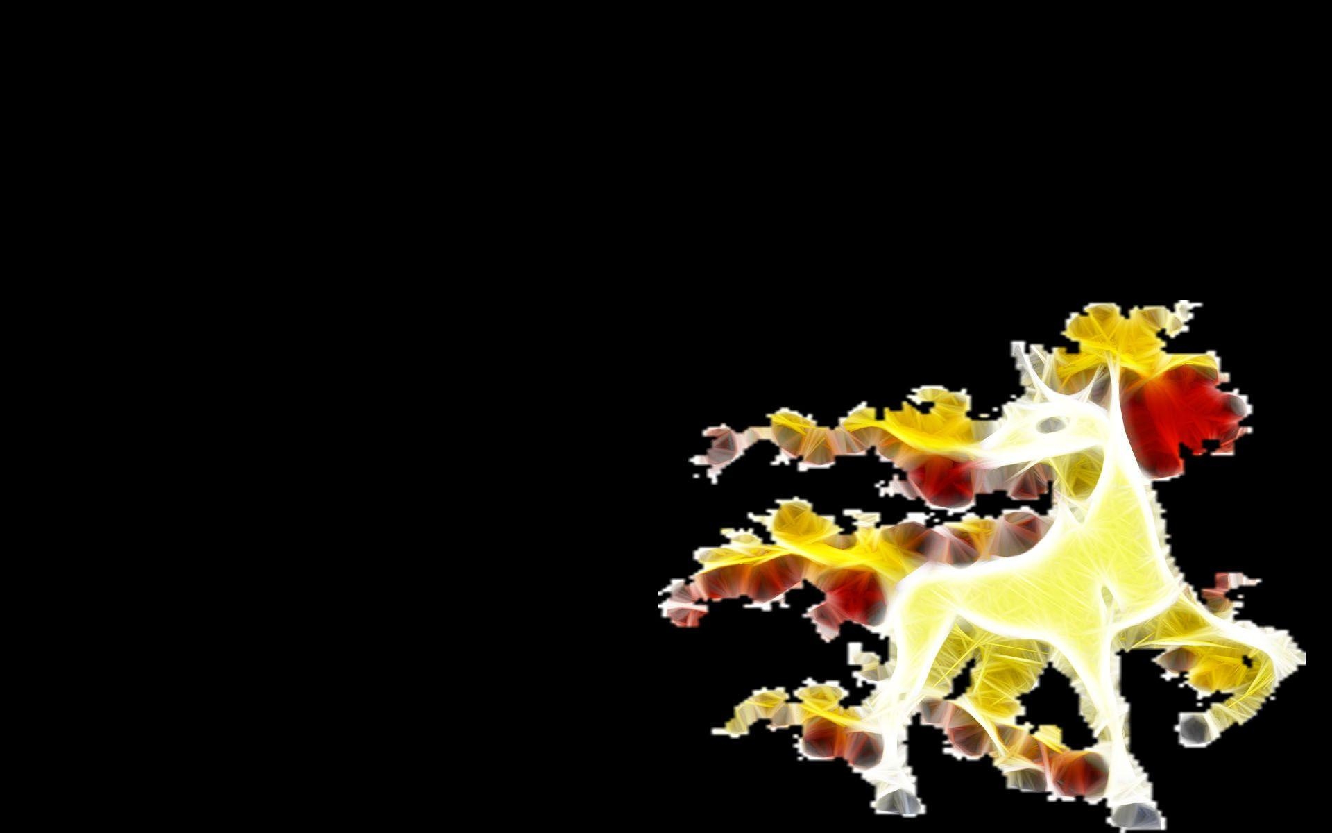 1920x1200 Pokemon, Rapidash, simple background, black background, Desktop