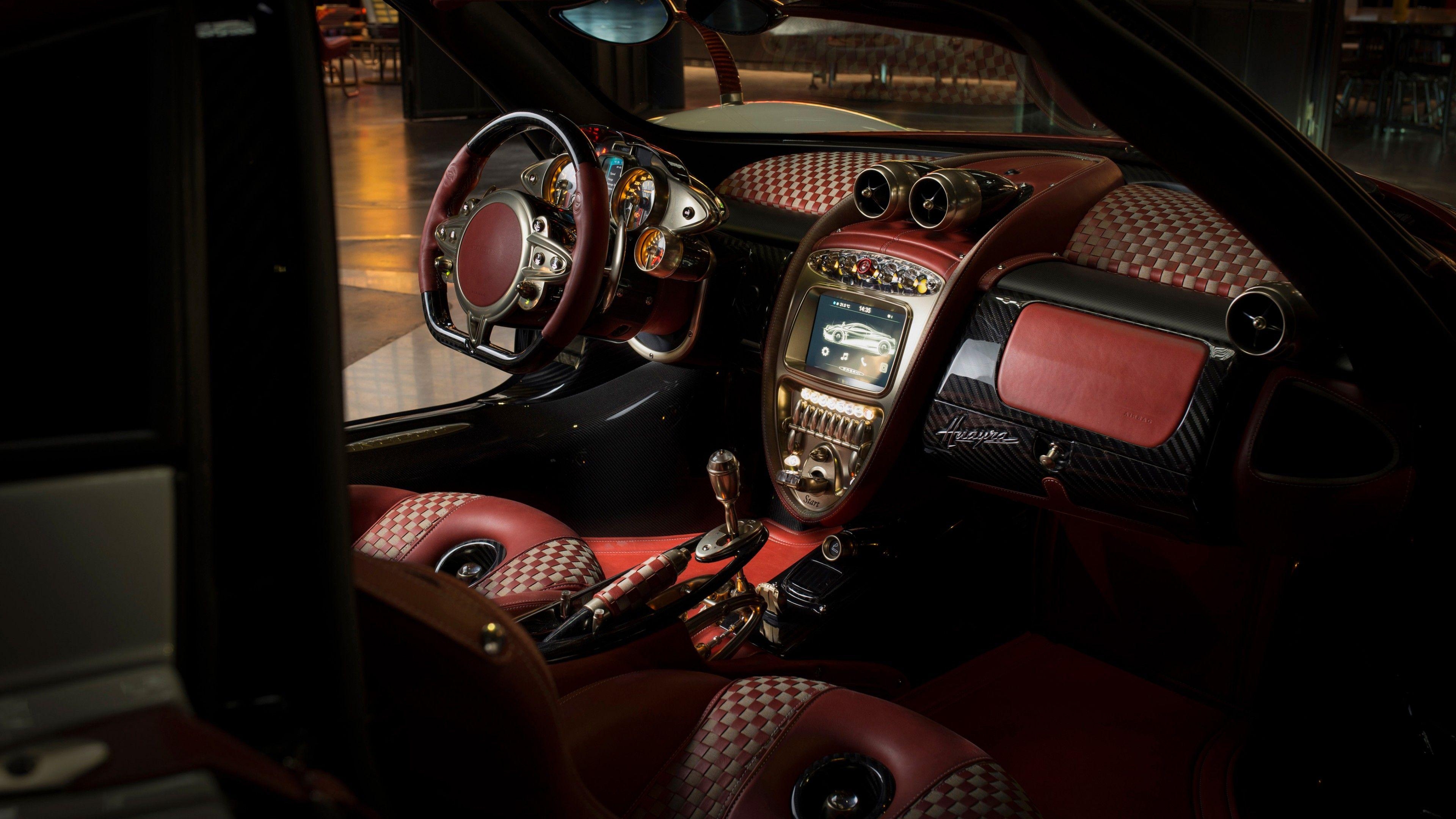 3840x2160 Wallpaper Pagani Huayra Lampo, interior, 4k, Cars & Bikes, Desktop