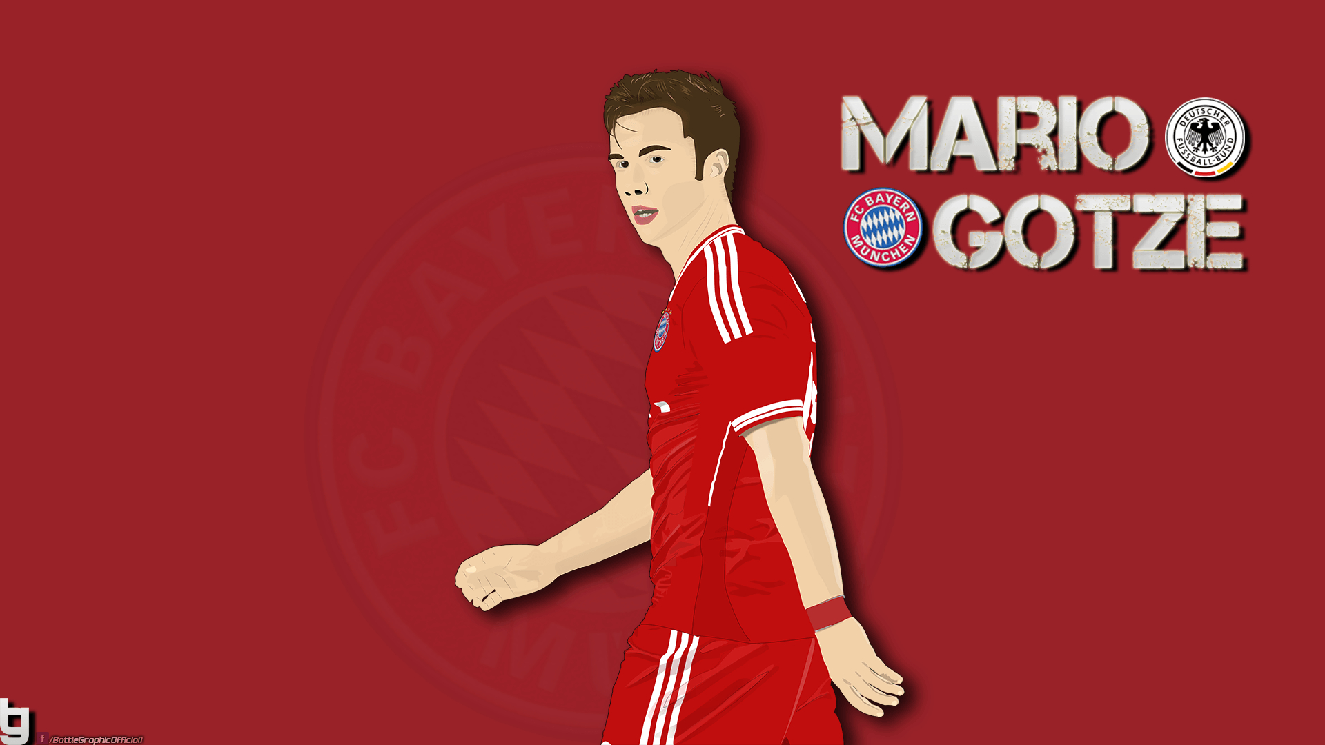 1920x1080 Mario Gotze Vector Wallpaper Work, Desktop