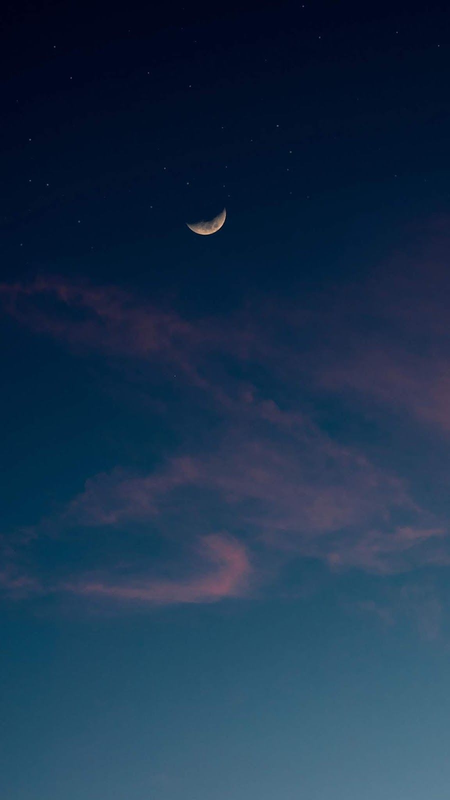 900x1600 Crescent moon #wallpaper #iphone #android #background #followme. Moon clouds night, Night sky wallpaper, Moon clouds, Phone