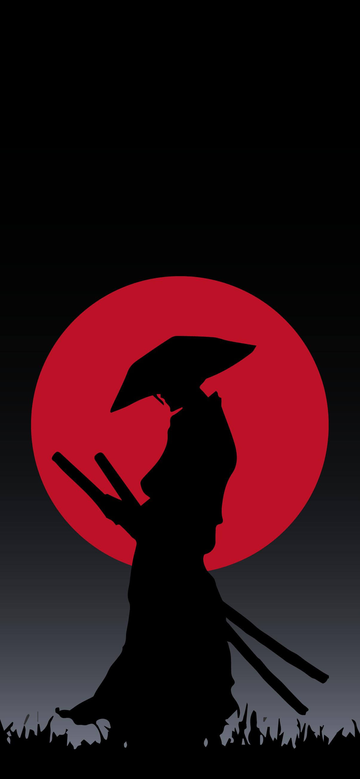 1210x2610 Samurai phone wallpaper amoled, Phone