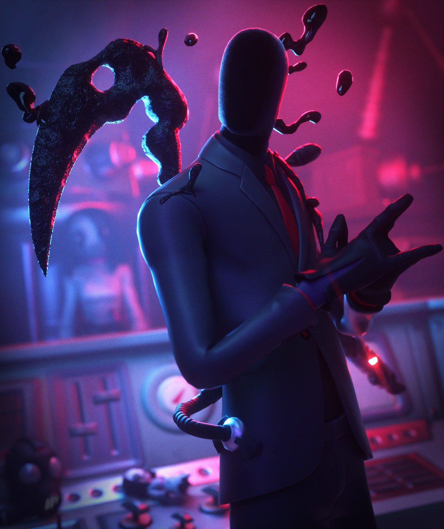 1850x2200 Chaos Agent Fortnite wallpaper, Phone