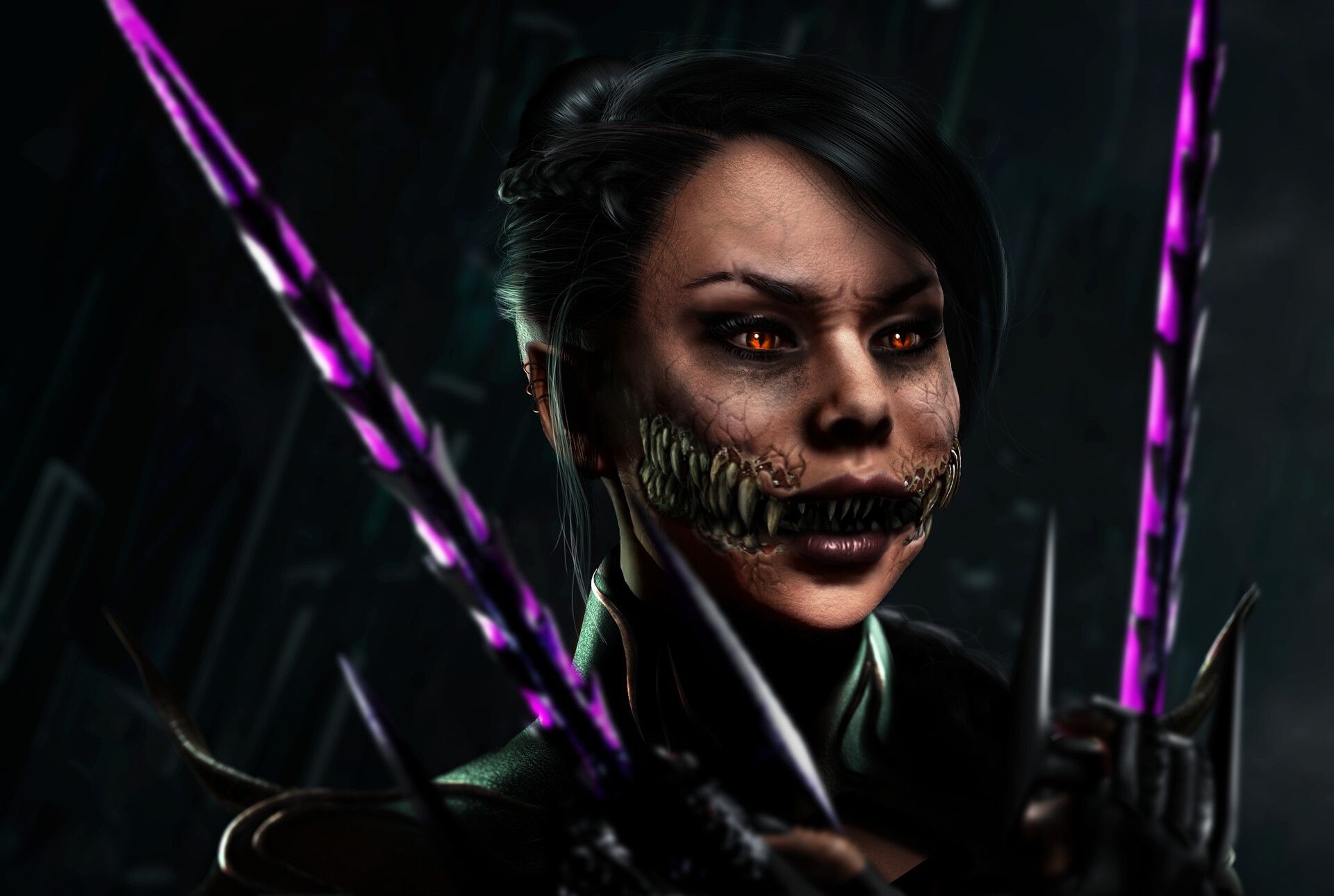 1920x1290 Mileena Concept for MK11.artstation.com, Desktop