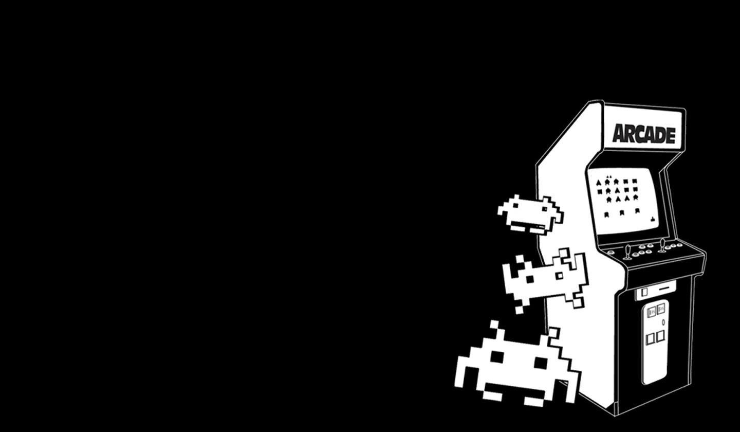 1440x840 Wallpaper, video games, minimalism, retro games, 8 bit, arcade, Desktop