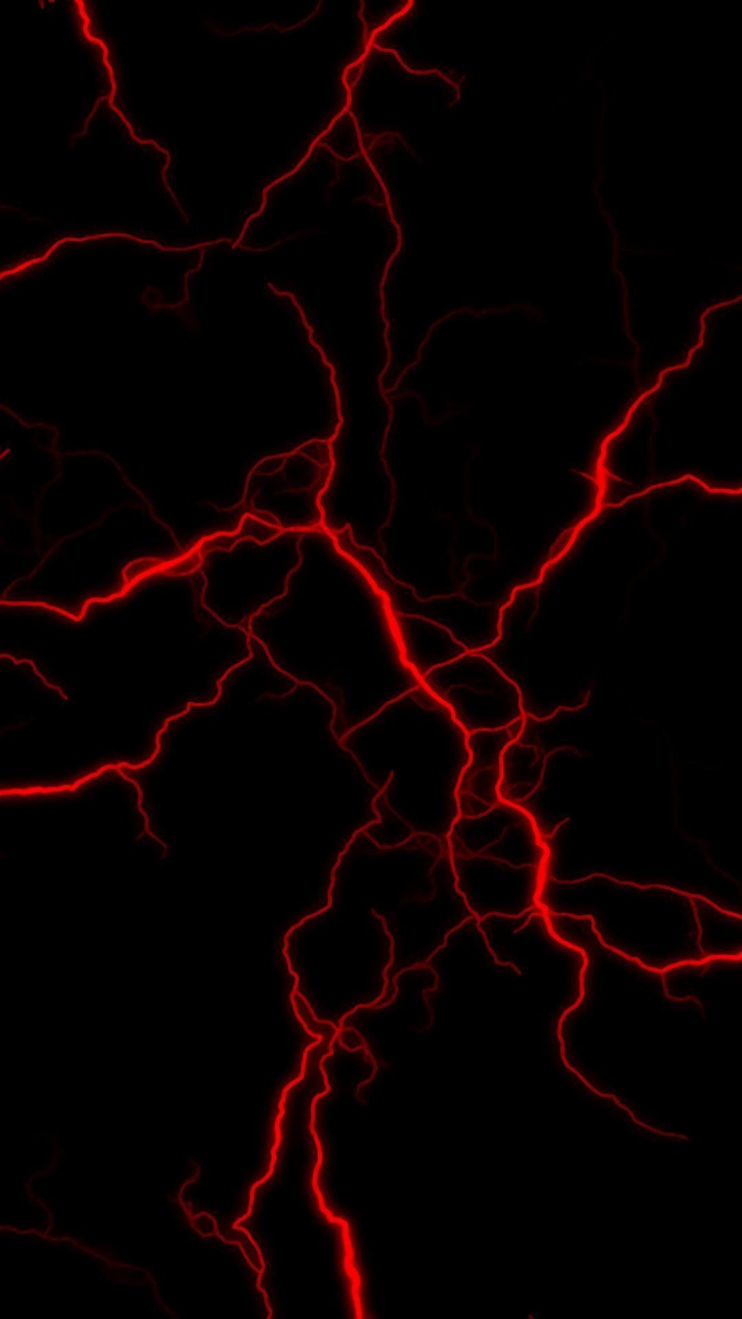 1080x1920 Red lightning bolt wallpaper, background. Marble, Phone