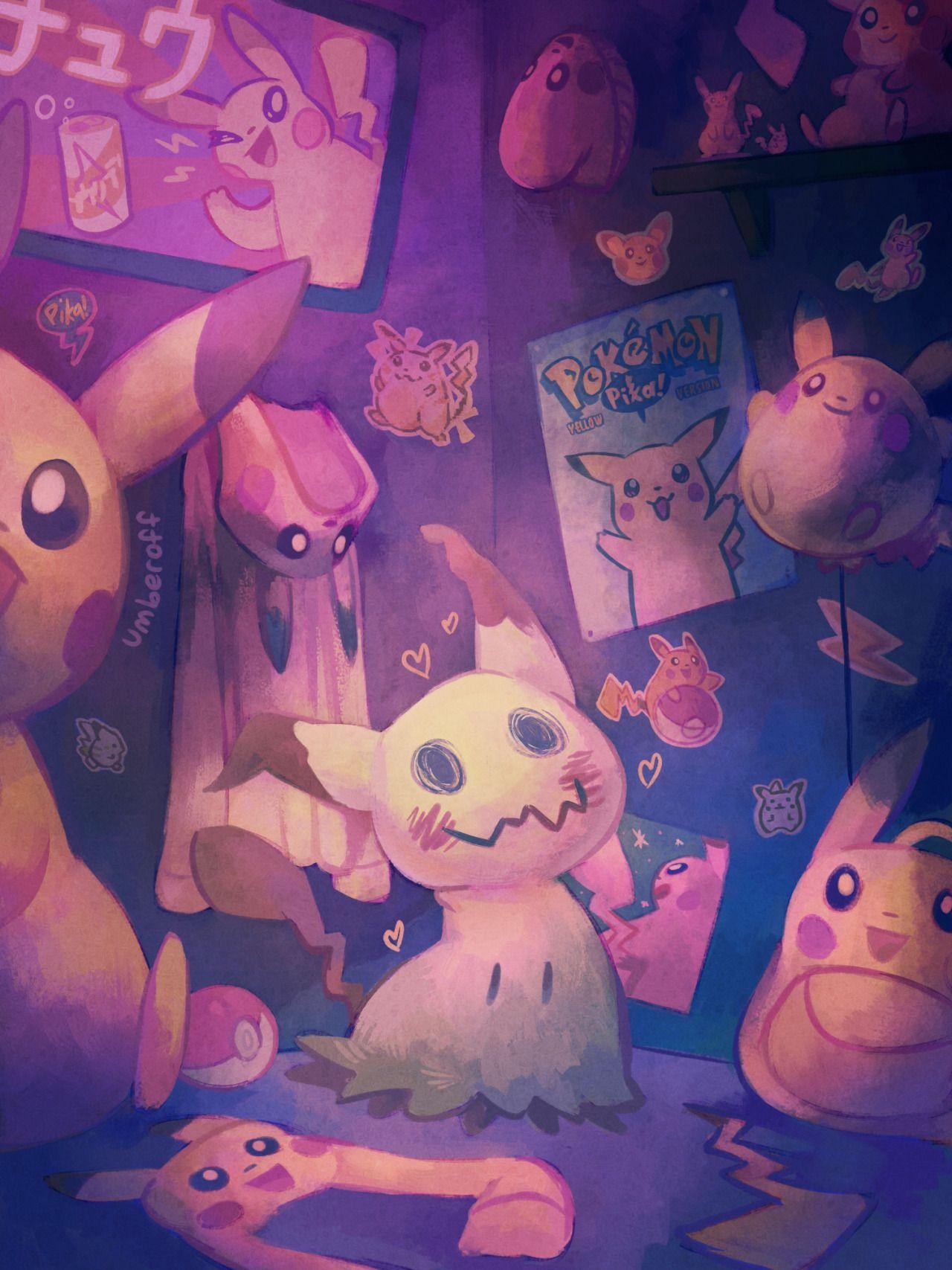 1280x1710 Mimikyu, Mobile Wallpaper Anime Image Board, Phone