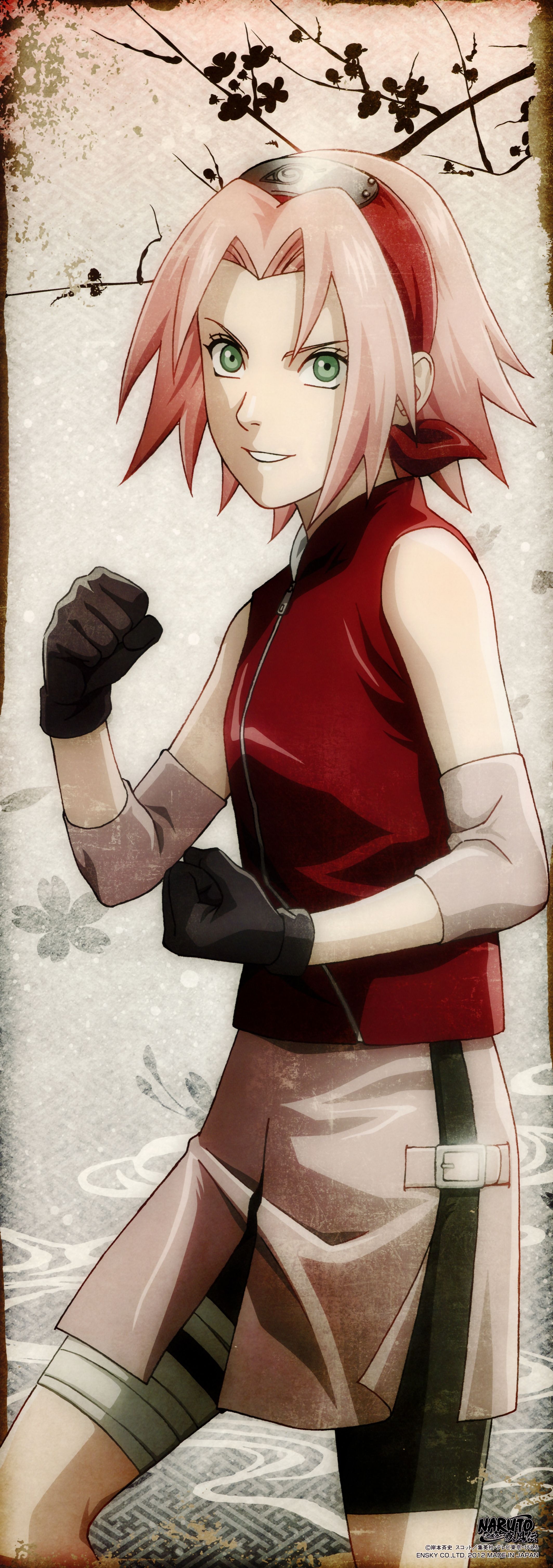 2130x6030 Haruno Sakura (Sakura Haruno) Anime Image Board, Phone