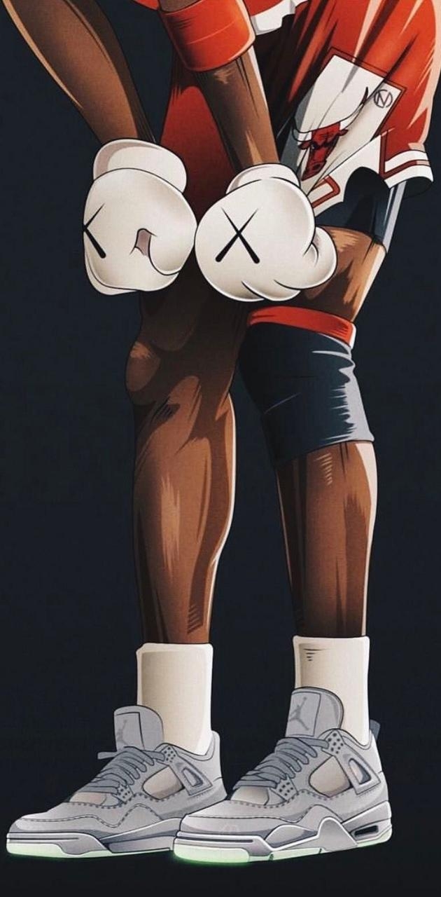 630x1280 Kaws jordan wallpaper, Phone