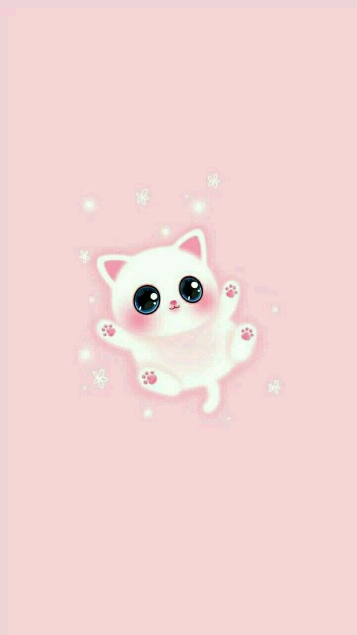 720x1280 Cute kawaii kitty wallpaper. Kitten wallpaper, Kitty wallpaper, Cute wallpaper, Phone