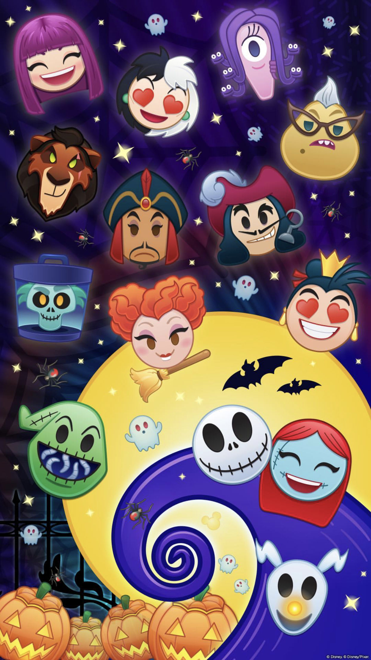 1250x2210 Halloween Wallpaper Disney, Phone