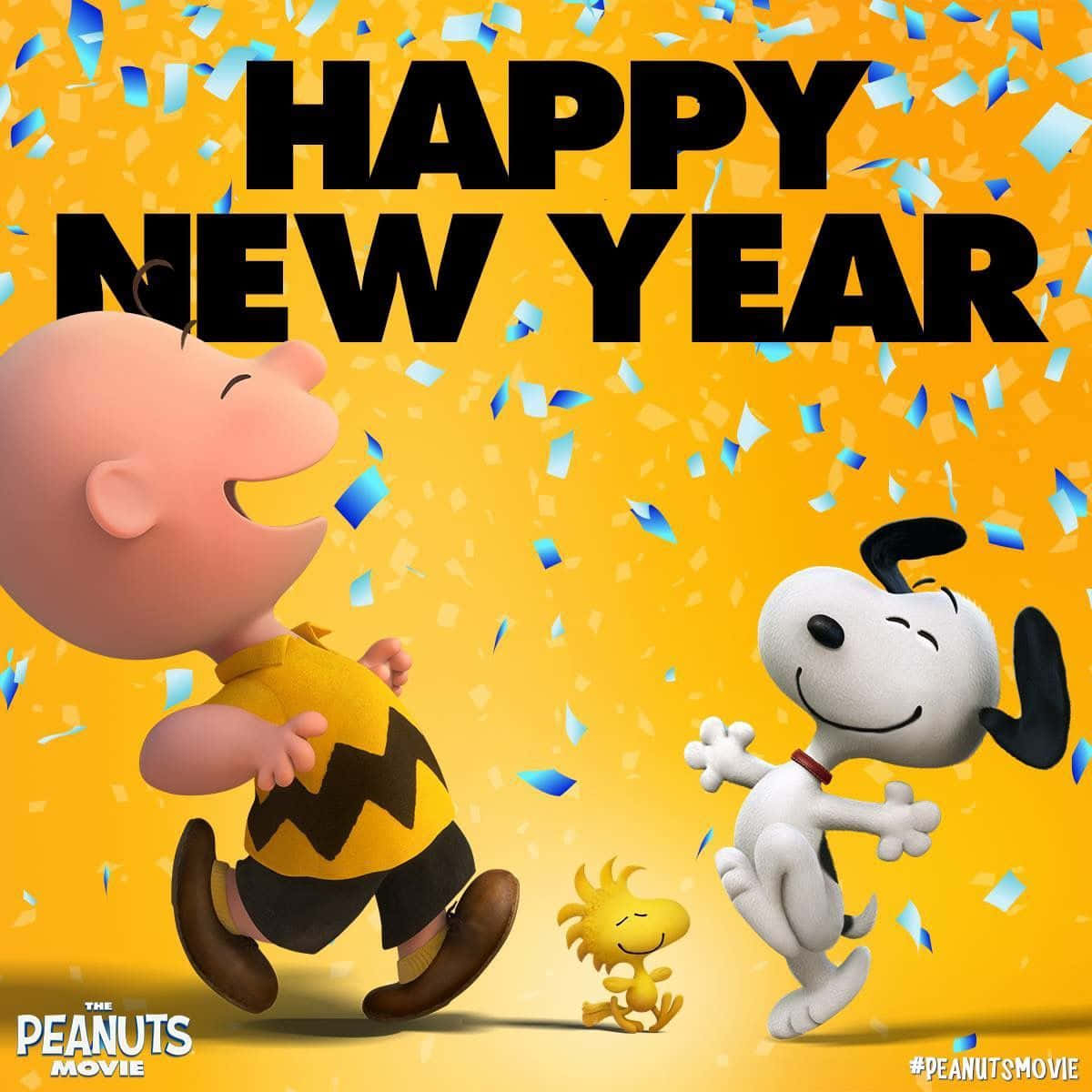 1200x1200 Charlie Brown New Year Wallpaper, Phone