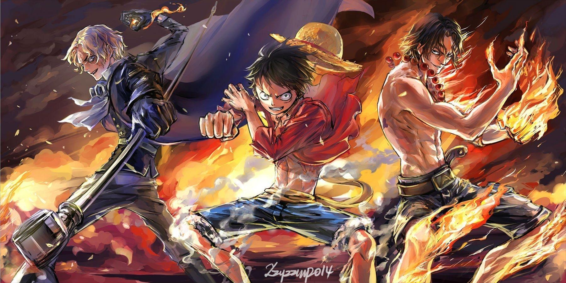 1800x900 Anime One Piece HD Wallpaper and Background, Dual Screen