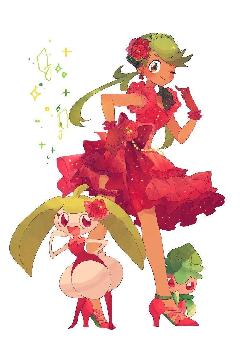 820x1200 Mallow, Steenee, and Fomantis. Tsareena. Pokémon, Phone