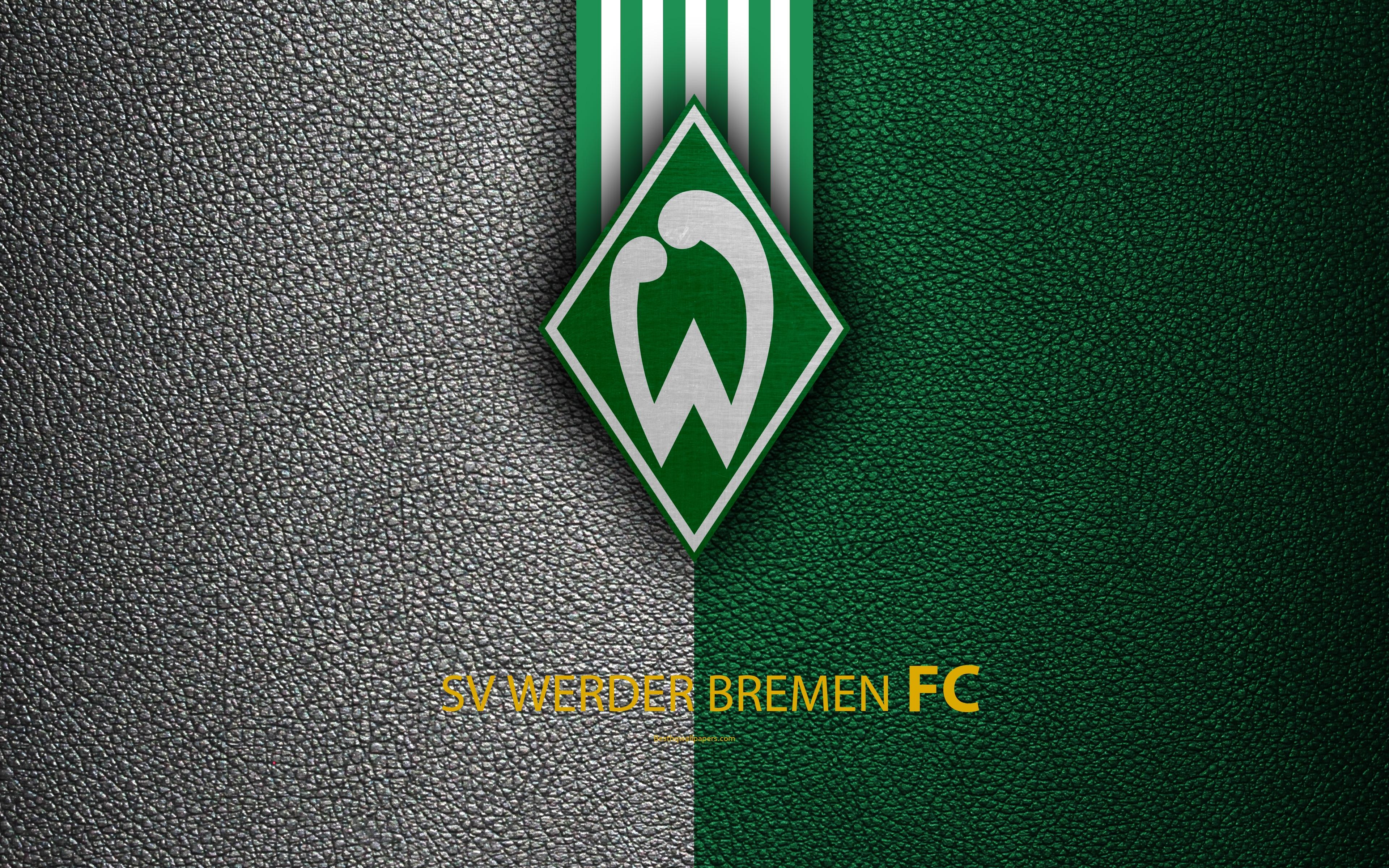 3840x2400 Download wallpaper SV Werder Bremen FC, 4k, German football club, Desktop