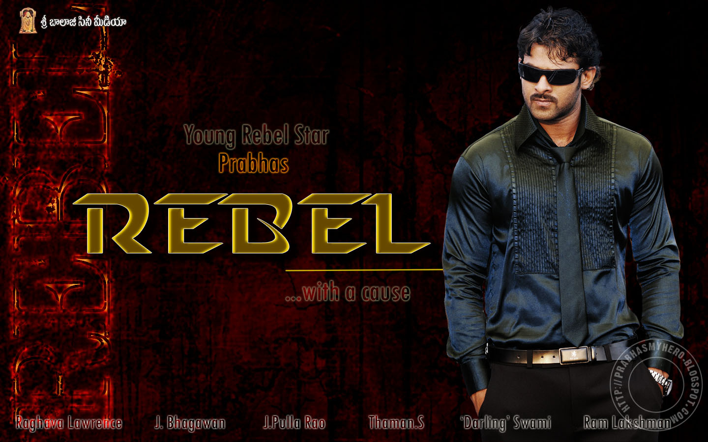 1440x900 Prabhas Rebel Wallpaper Designed By Fan, Desktop