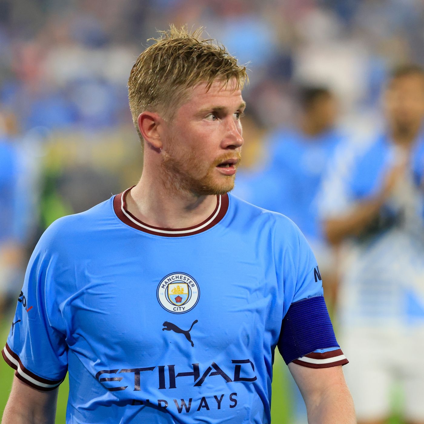 1400x1400 Kevin De Bruyne: “I'm still very happy with what I'm doing here and hopefully the club is happy with me.” and Blue, Phone