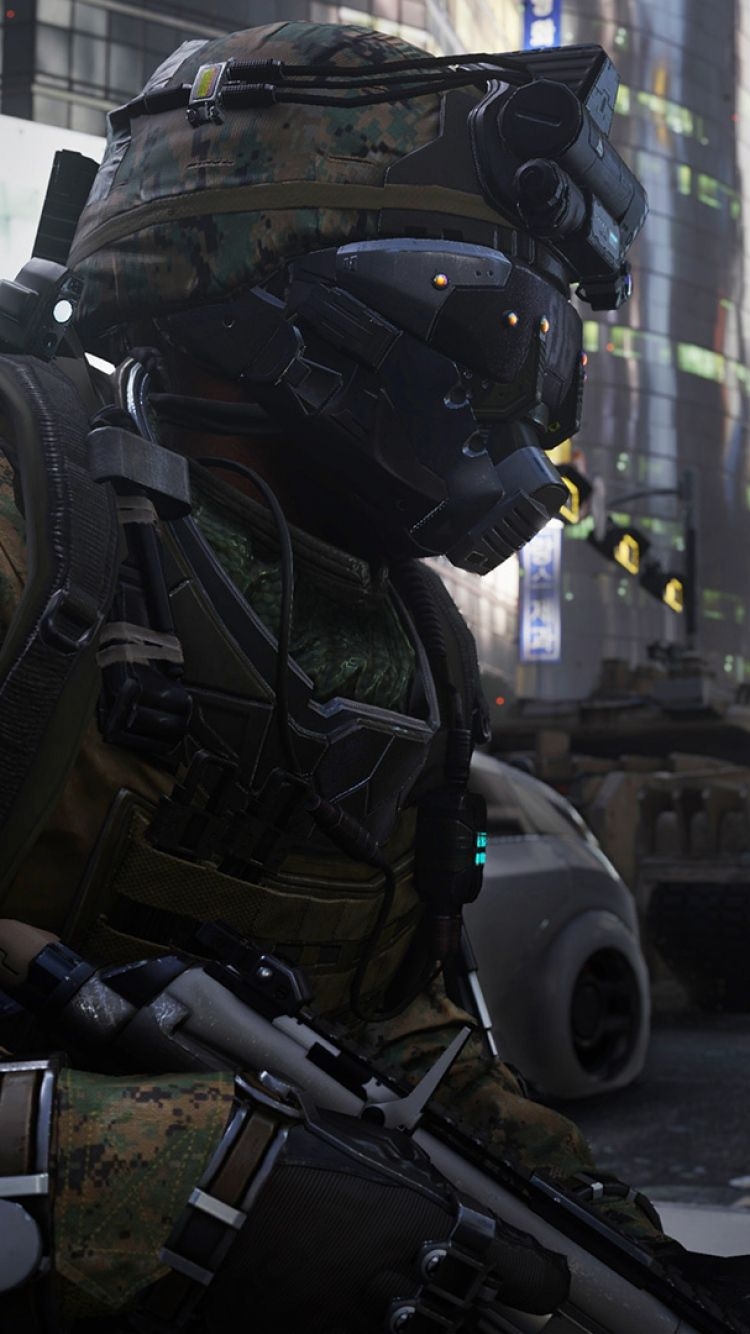 750x1340 Download Wallpaper Call Of Duty Advanced Warfare, Cod HD Wallpaper, Phone