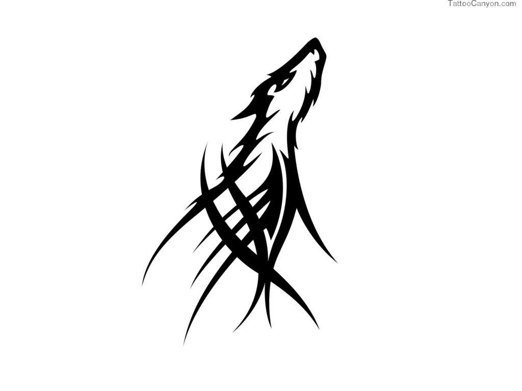 1030x770 Free Designs Simple Tribal Wolf Tattoo Wallpaper Picture, Desktop