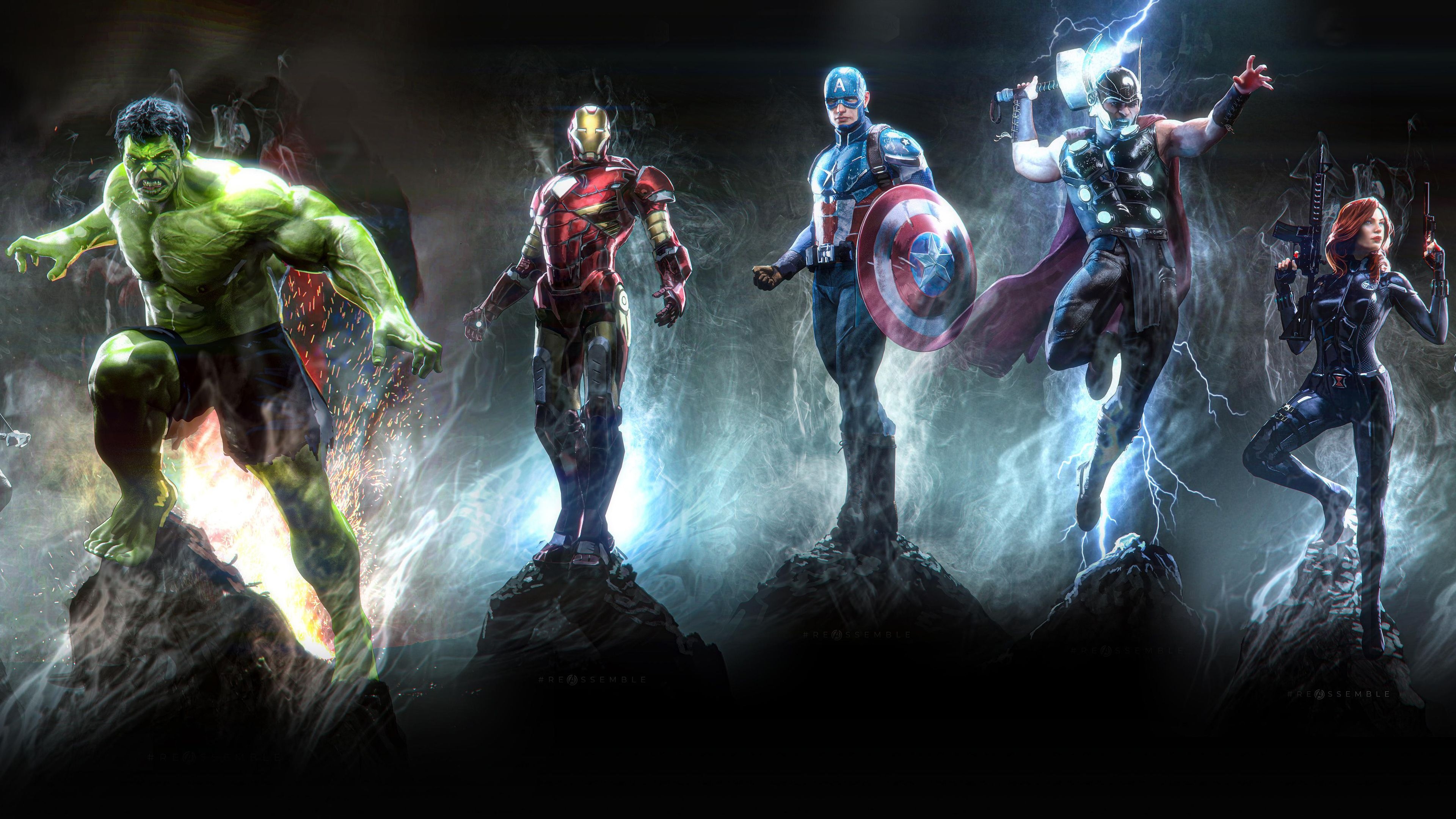 3840x2160 Avengers 4k Art Superheroes Wallpaper, Hd Wallpaper, Digital Art Wallpaper, Avengers Wallpaper, Artwork Wallpaper, 4k. Avengers Wallpaper, Art Wallpaper, Art, Desktop