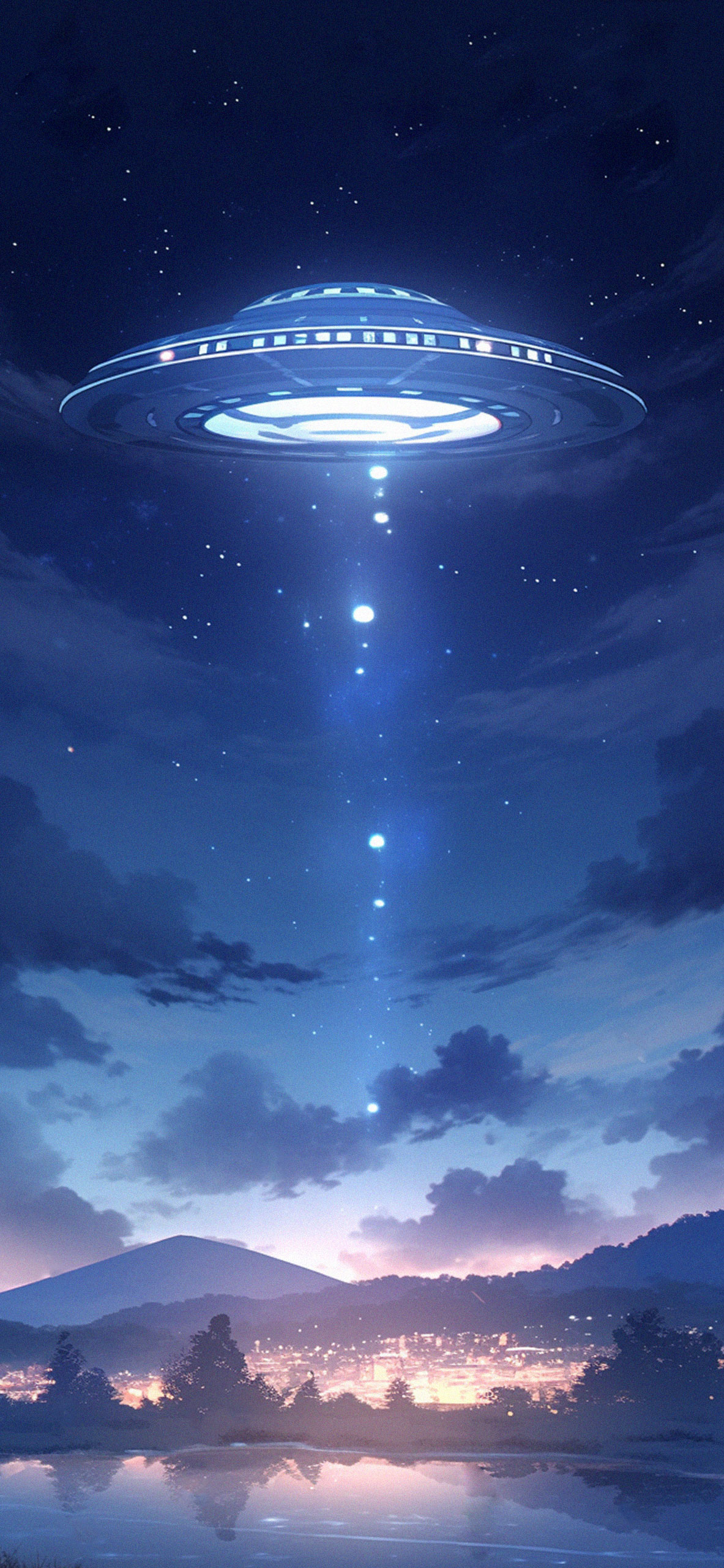 1190x2560 UFO Space Art Wallpaper Space Wallpaper iPhone, Phone