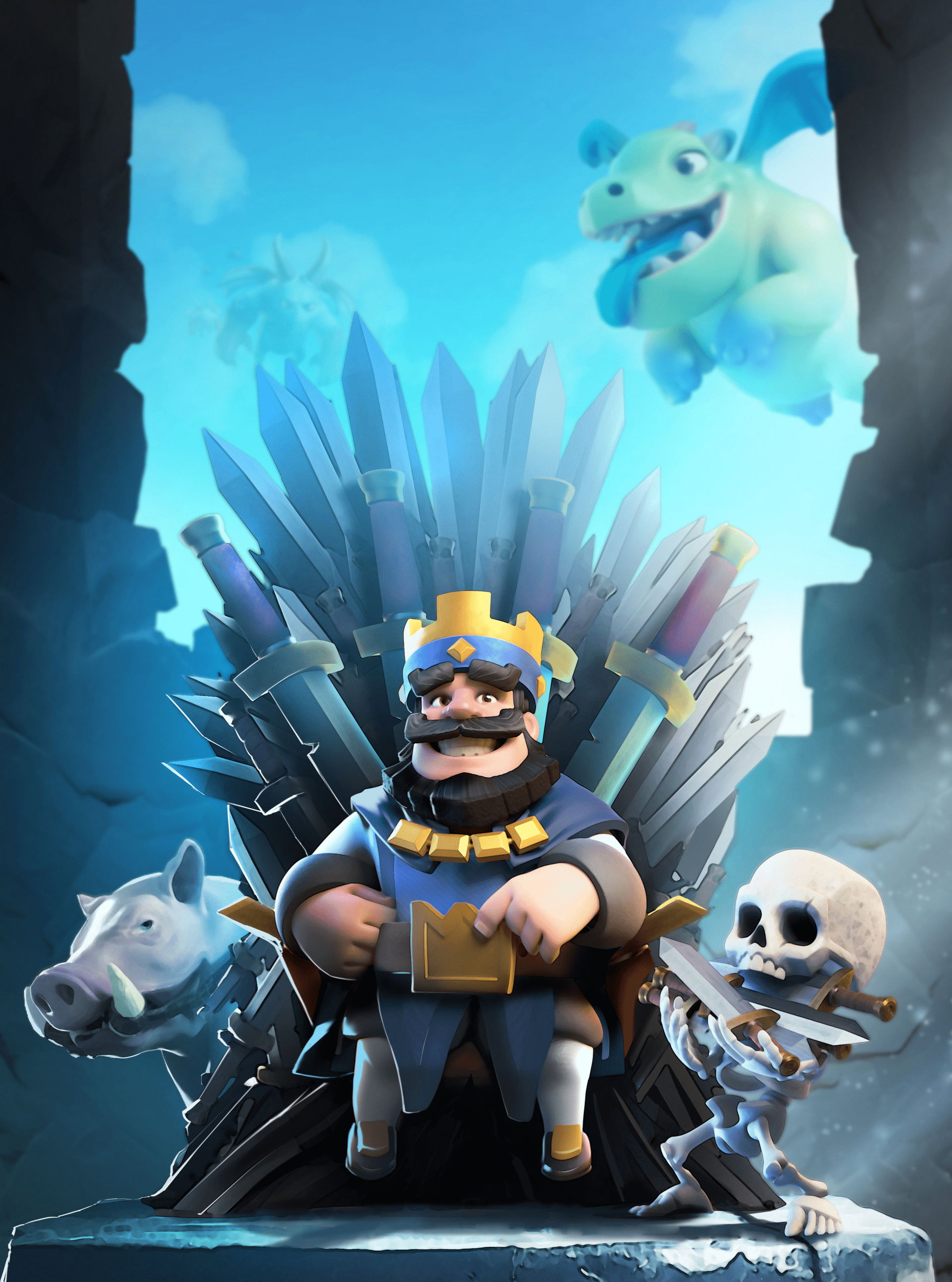 1920x2590 Background Clash Royale Wallpaper, Phone