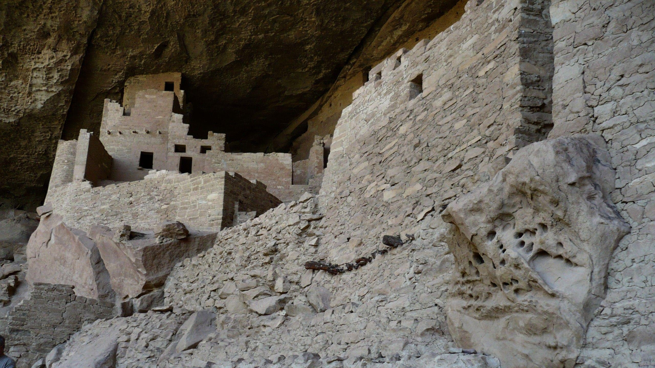 2560x1440 Ancient: Cliff Palace Mesa Verde Wide Sceen Photography USA Native, Desktop