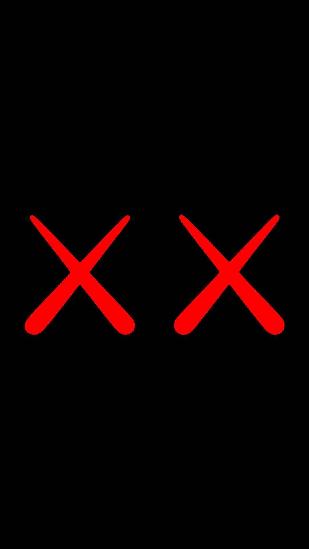 1080x1920 Download Kaws Red X Eyes Wallpaper, Phone