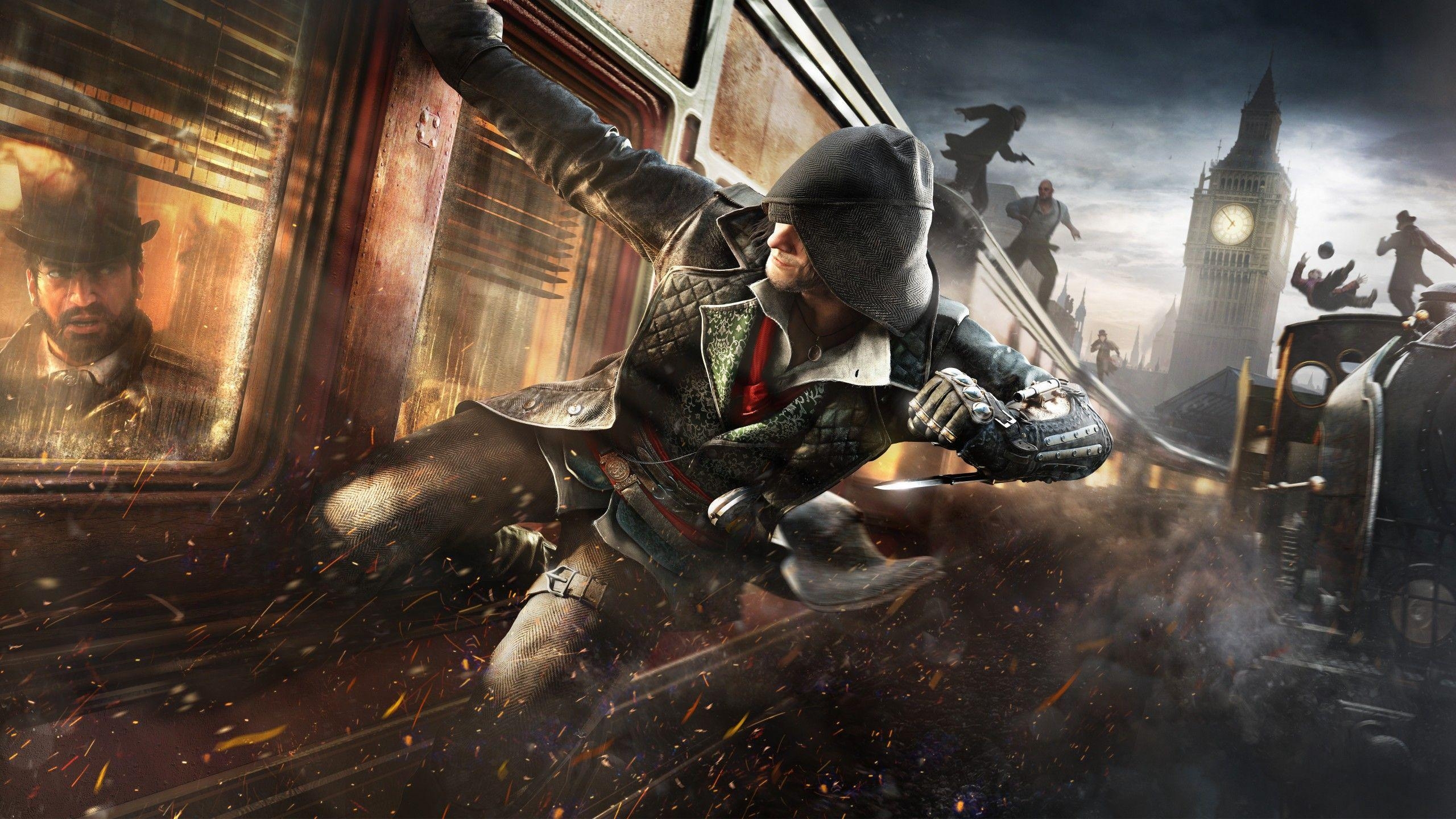 2560x1440 Wallpaper Assassin's Creed, Syndicate, Train Hideout, Games, Desktop