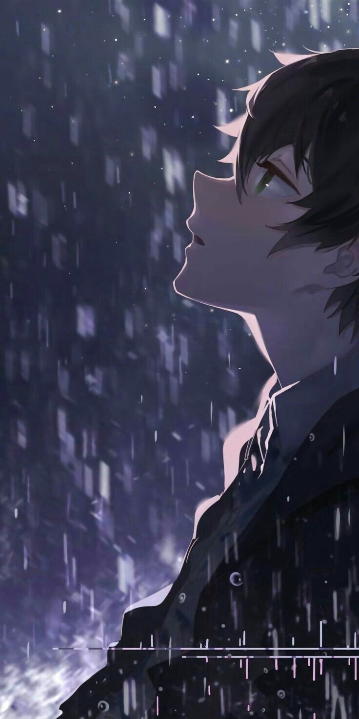 740x1480 Useless Thoughts love. Cute anime guys, Dark, Phone