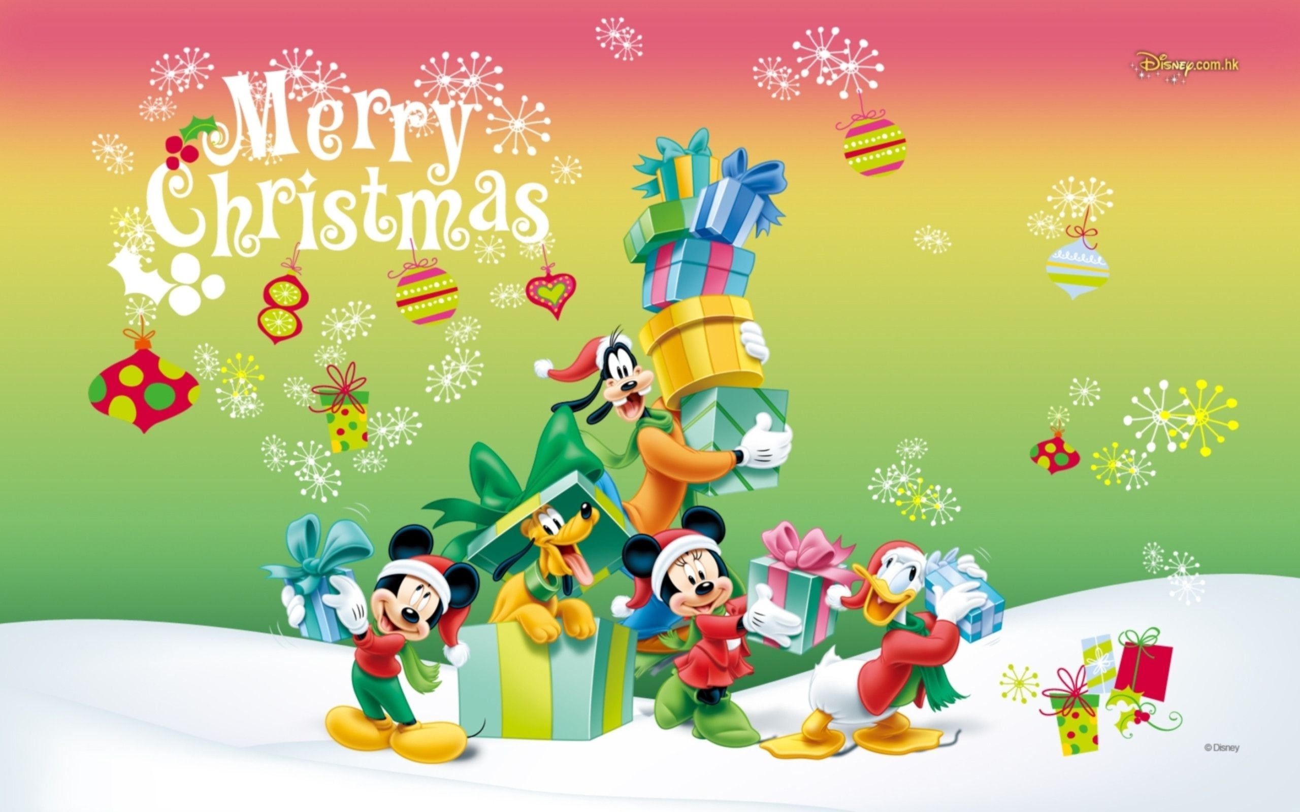 2560x1600 Disney Christmas Wallpaper HD, Desktop