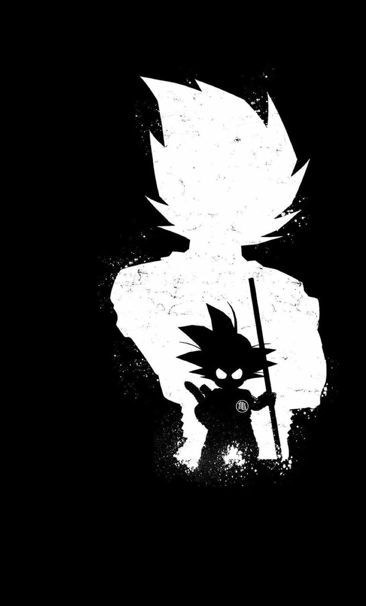 1280x2120 Phone Black And White Anime Wallpaper HD, Phone