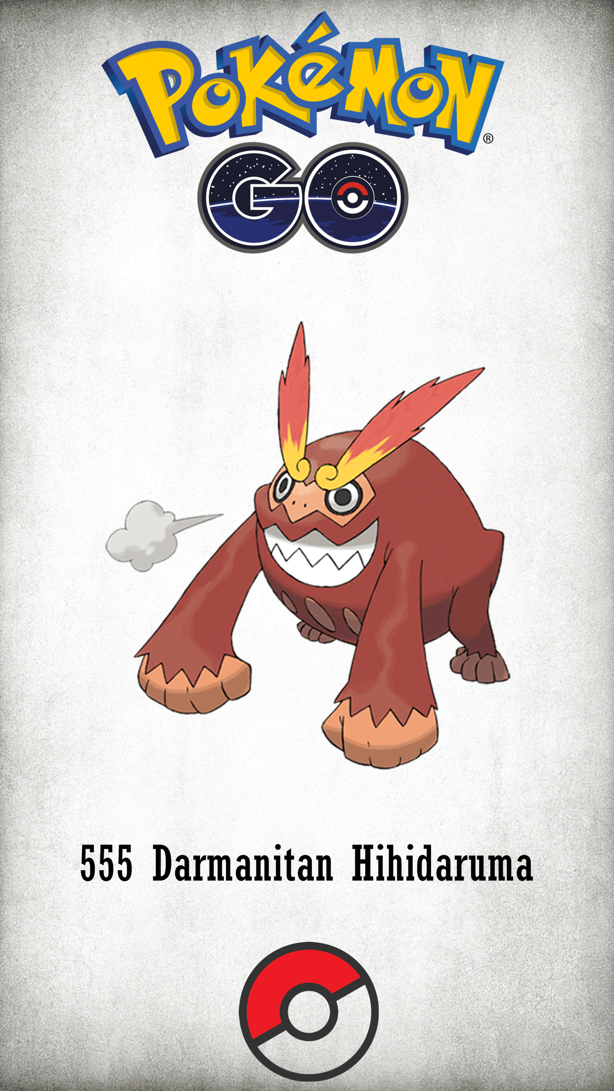 1250x2210 Character Darmanitan Hihidaruma, Phone