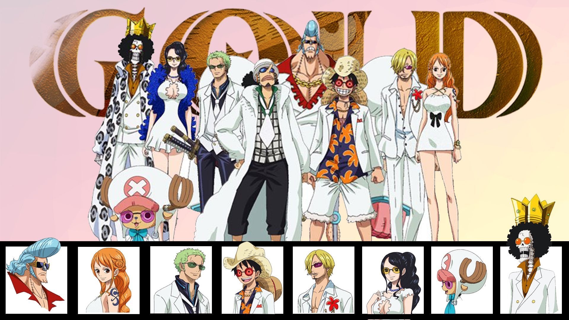 1920x1080 One Piece Gold Anime Wallpaper HD. Anime wallpaper, Anime, Character, Desktop