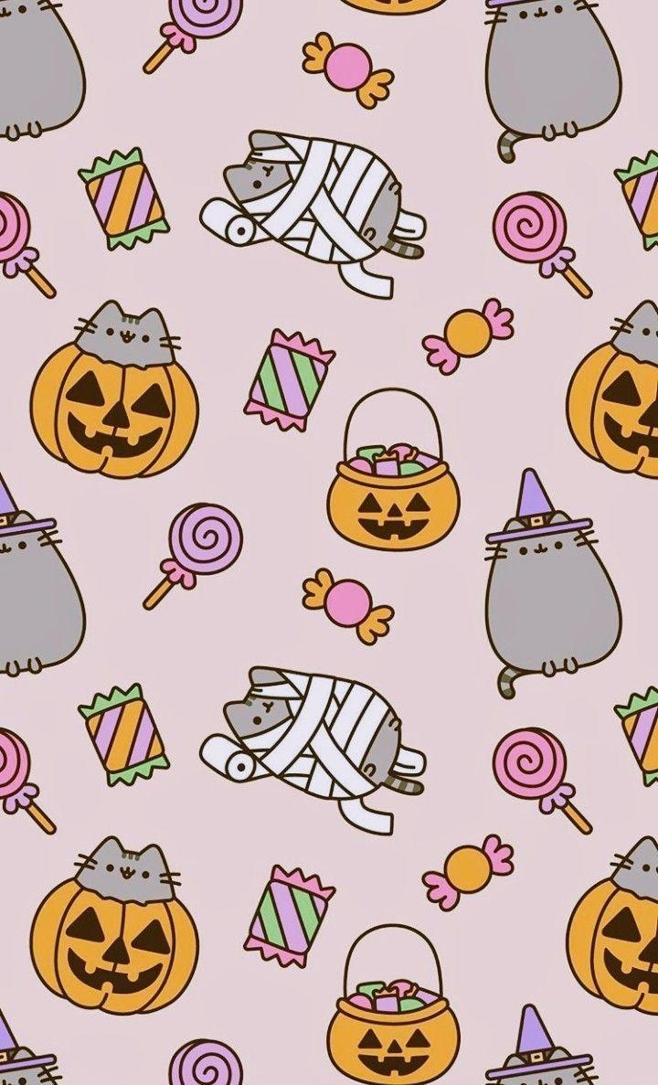 720x1190 Cute Halloween Pusheen Wallpaper Free Cute Halloween Pusheen Background, Phone