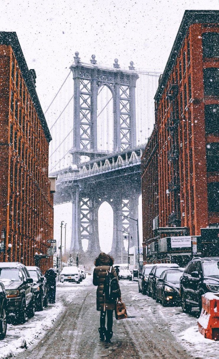 750x1220 Winter in the city iPhone wallpaper, Winter iPhone wallpaper, Phone