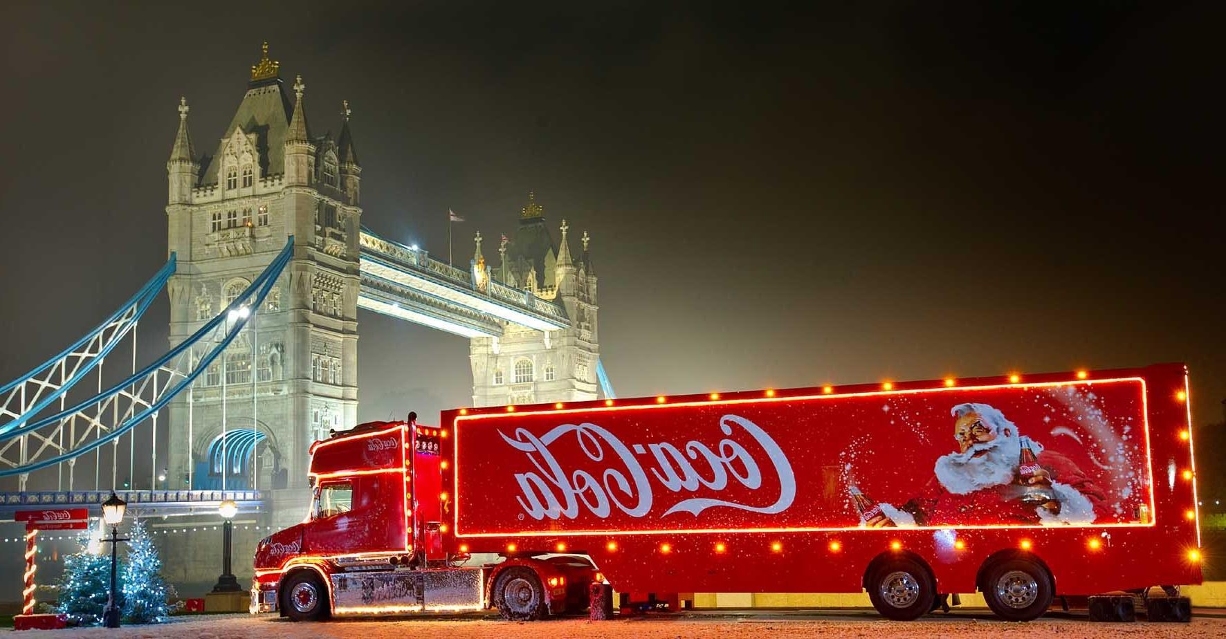 1780x930 Coca Cola Christmas Truck Wallpaper, Desktop