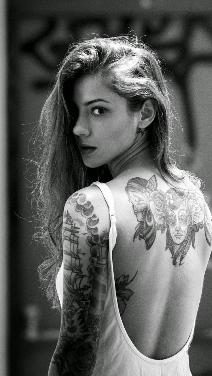 740x1310 Image result for mobile wallpaper 4k GIRLS LOVE. Tattoo girl, Phone