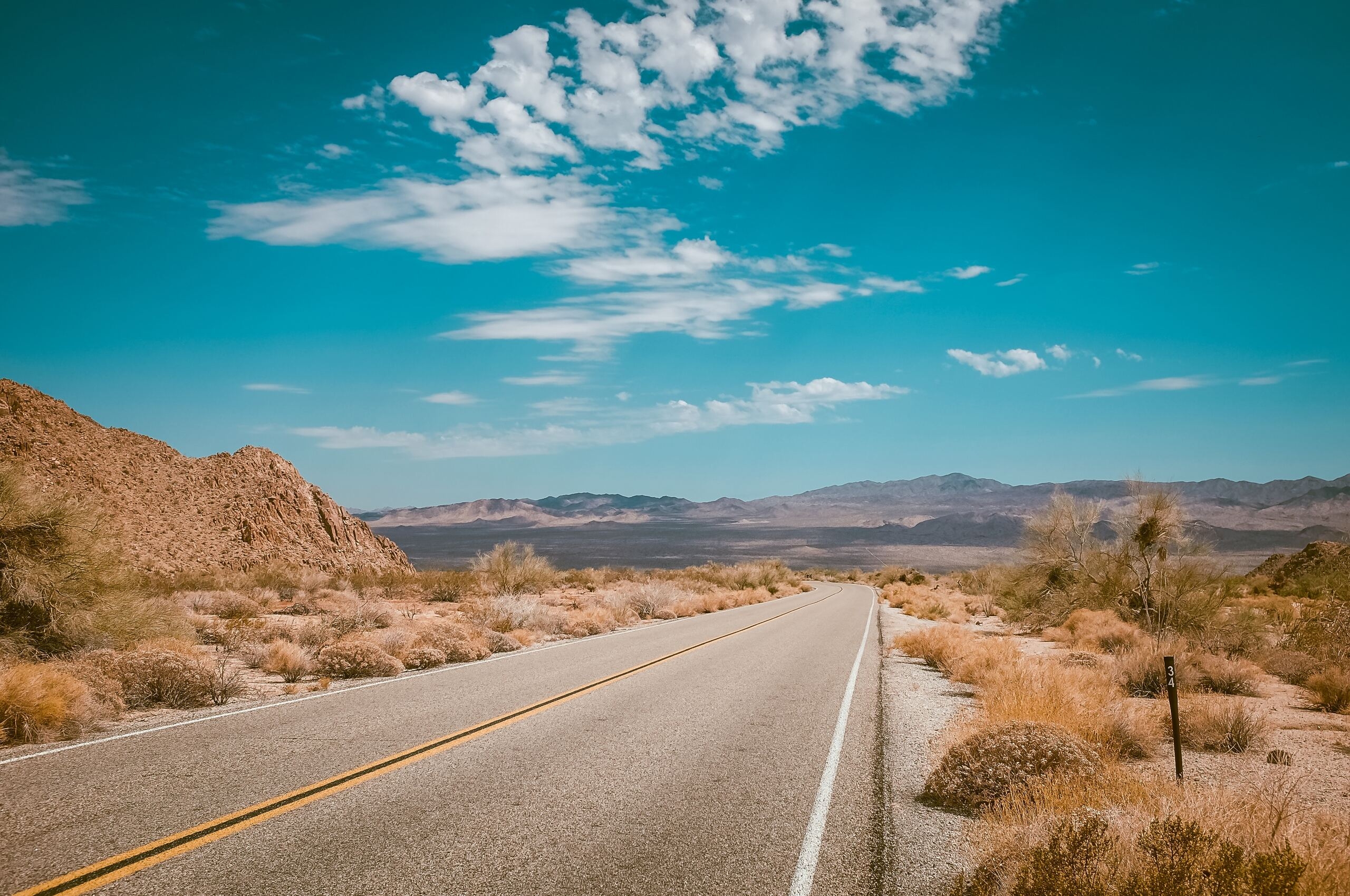 2560x1700 Empty Desert Road 4k Chromebook Pixel HD 4k Wallpaper, Image, Background, Photo and Picture, Desktop