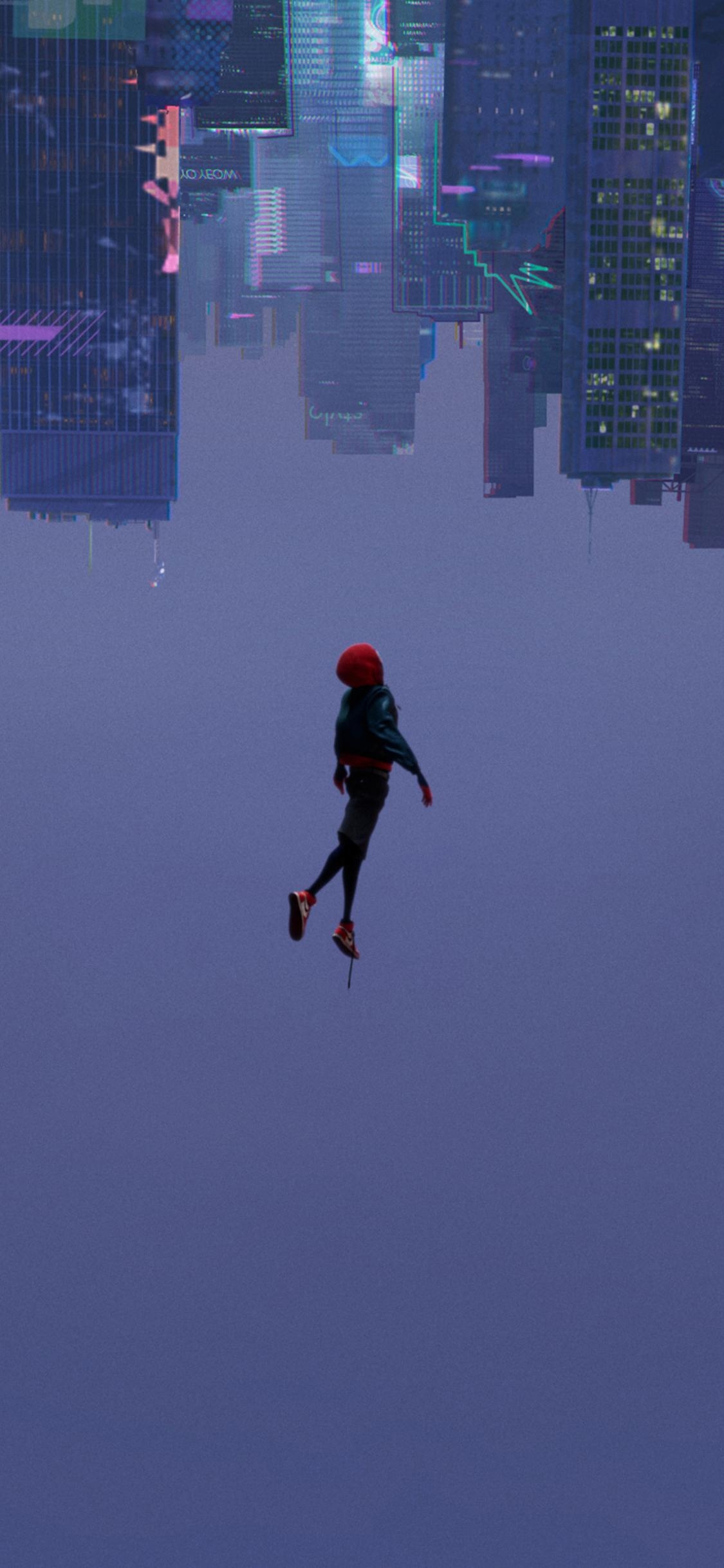 1130x2440 SpiderMan Into The Spider Verse 2018 Movie iPhone XS, Phone