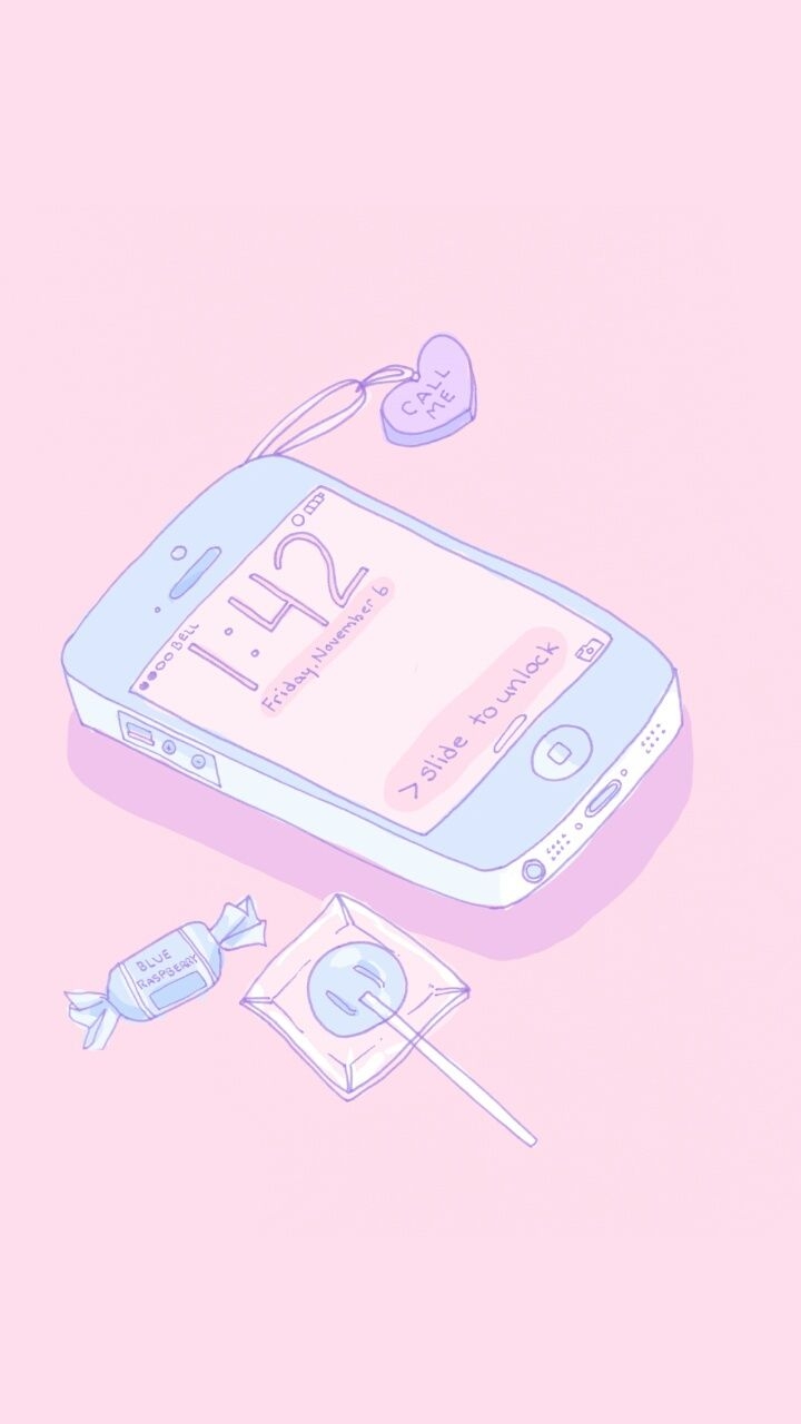 720x1280 background, beauty, candy, cartoon, cute art, cute illustration, drawing, illustration, iphone, kawaii, pastel, pink, purple, rose, sugar, sweets, wallpaper, we heart it, pink background, pastel pink, pastel color, cadies, pastel art, wallpaper, Phone