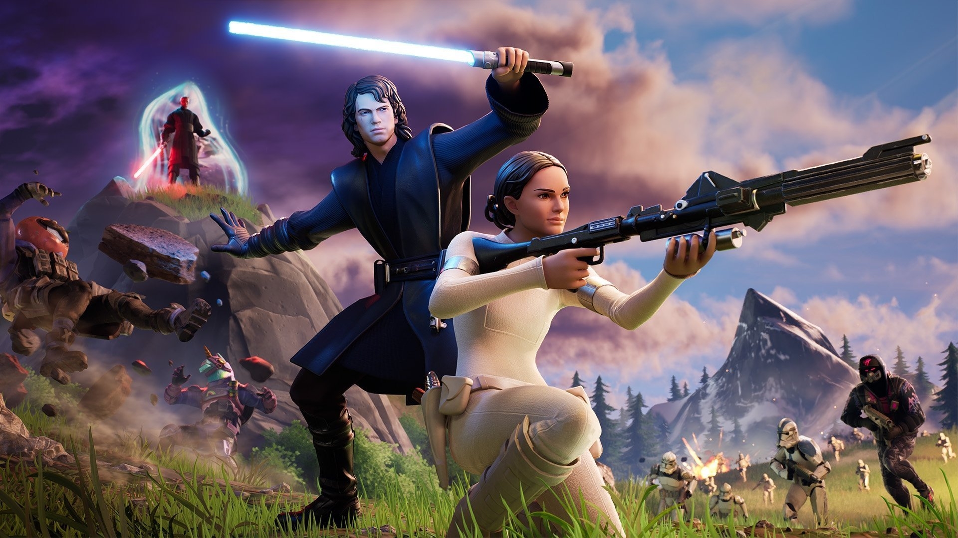 1920x1080 Padmé Amidala Fortnite wallpaper, Desktop
