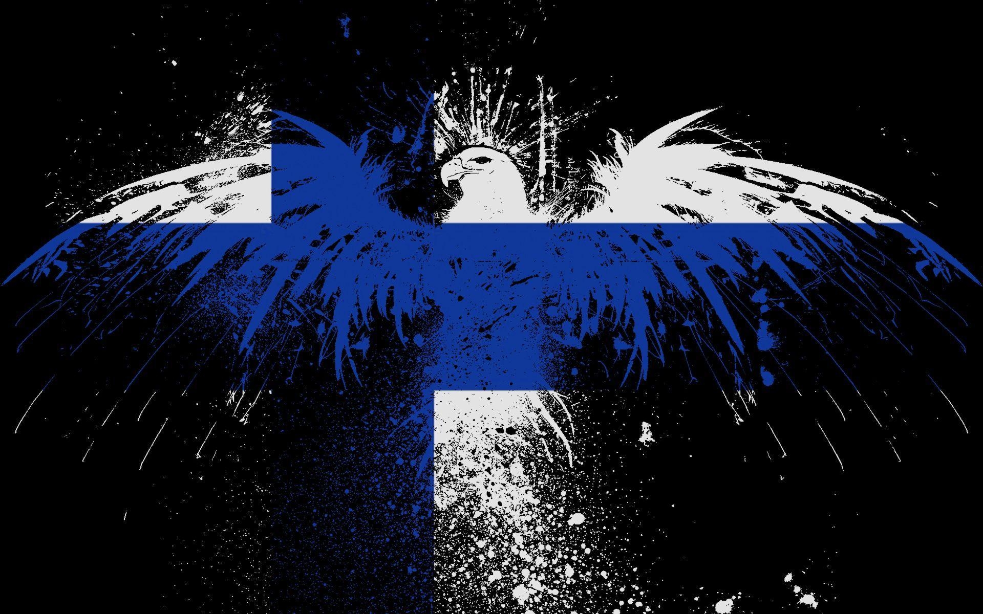 1920x1200 eagles, flags, Finland wallpaper, Desktop