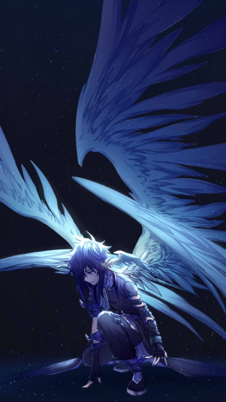 750x1340 Dark Anime Wallpaper iPhone. Anime gelap, Anime angel, Gambar anime, Phone