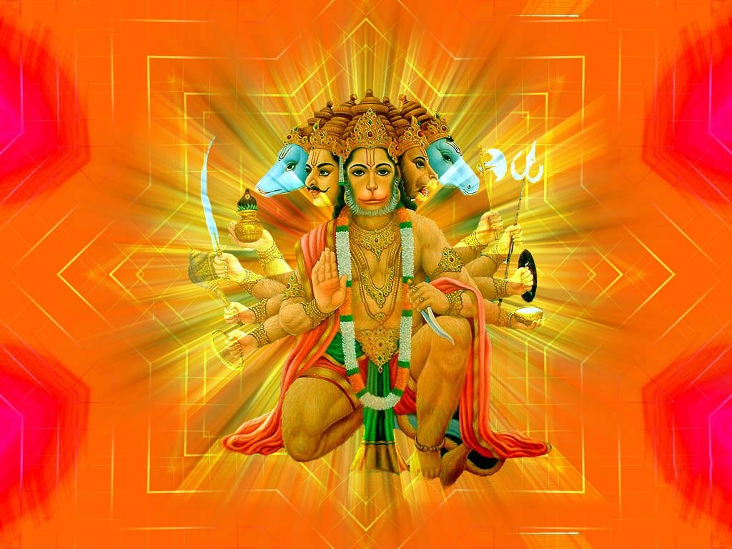 1030x770 Free download Picture Panchmukhi Hanuman HD Image Hindu God, Desktop