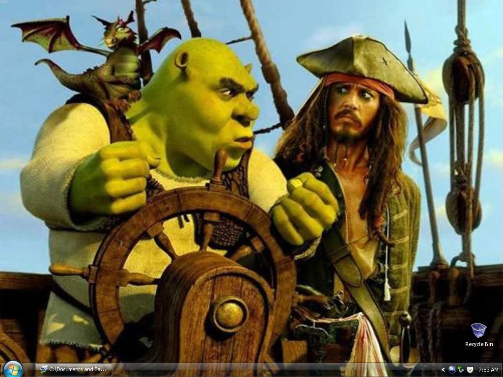 1030x770 shrek capt jack cartoon HD image wallpaper macbook 64, Desktop