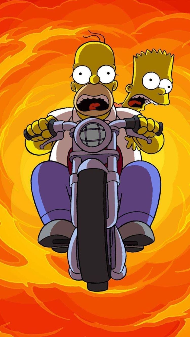 750x1340 TV Show The Simpsons, Phone