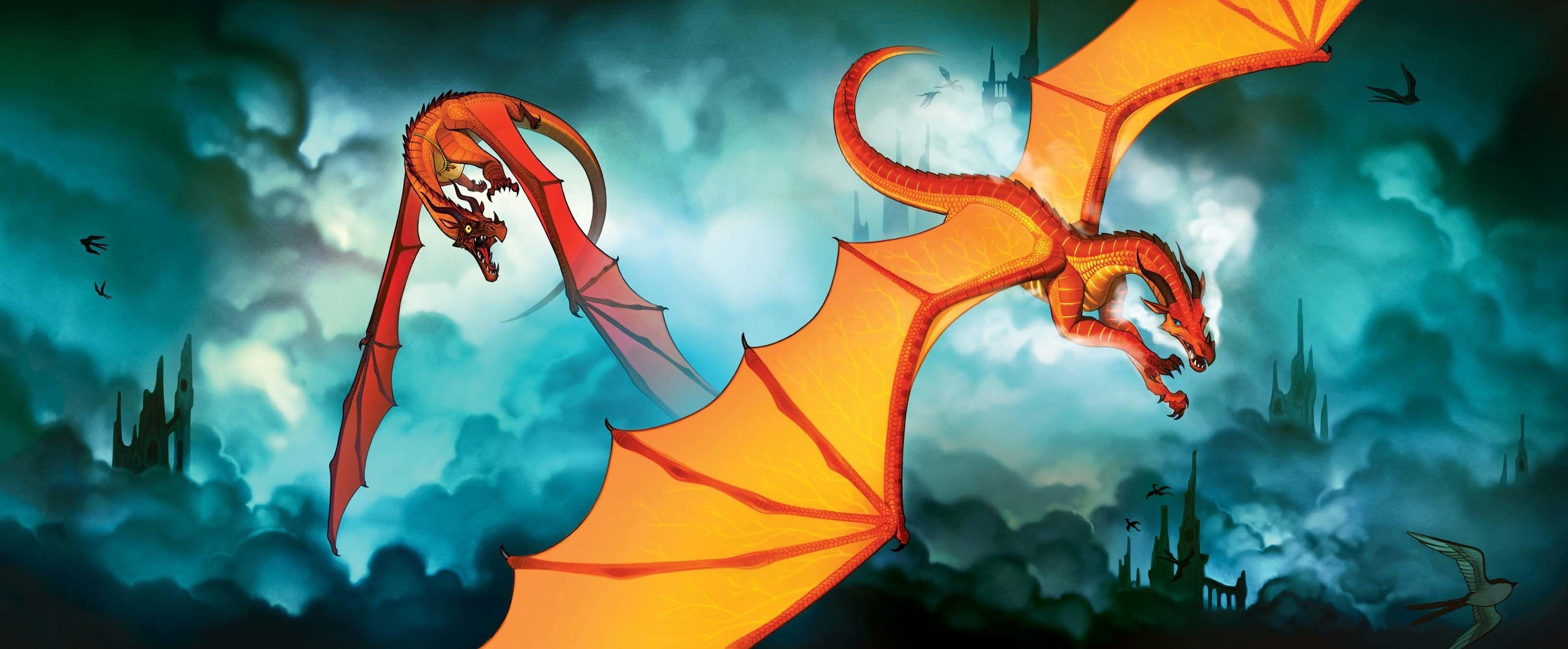 3270x1360 Wings of Fire Wallpaper Free Wings of Fire, Dual Screen