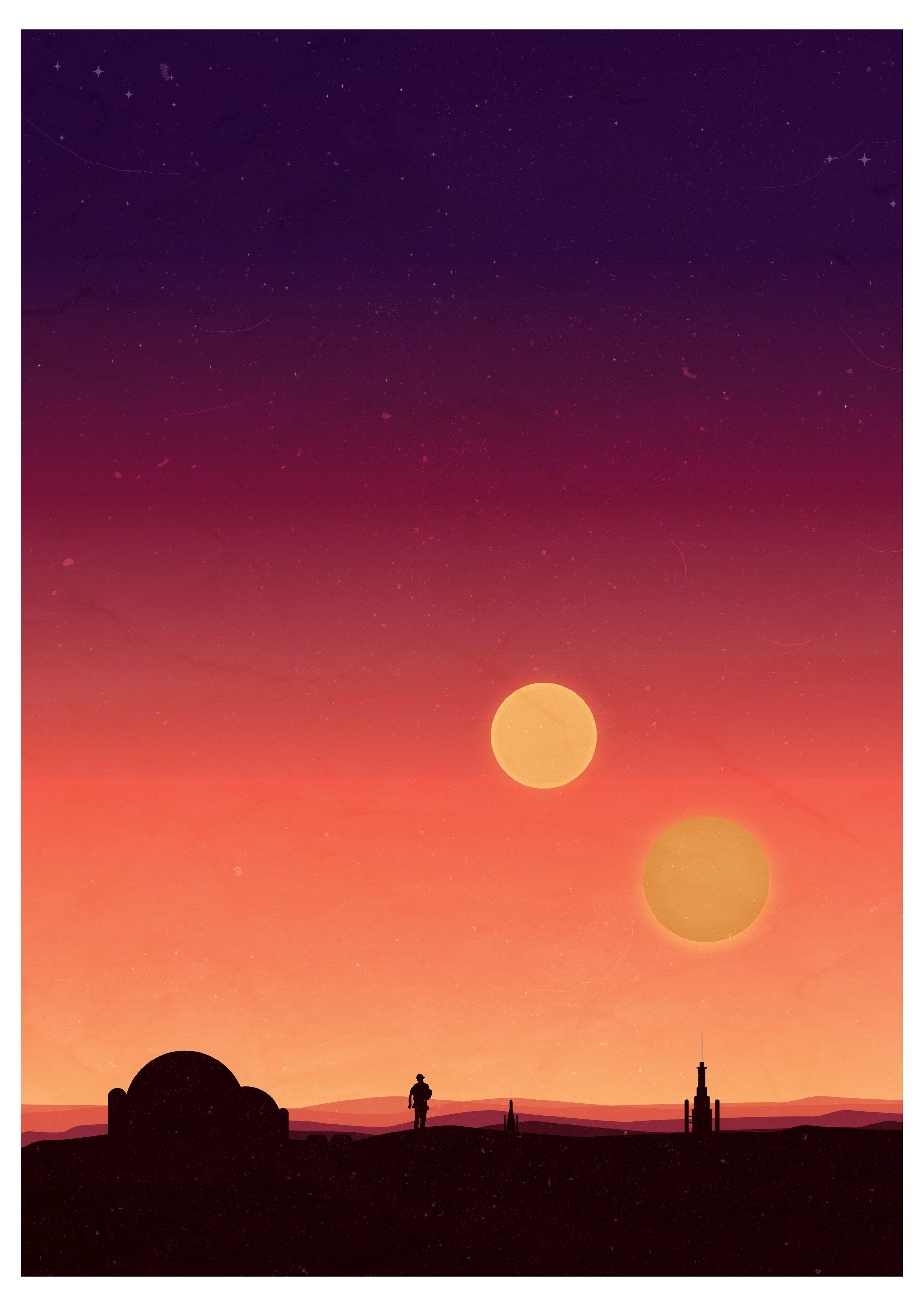 2490x3510 Minimalist Tatooine Wallpaper Free Minimalist Tatooine Background, Phone