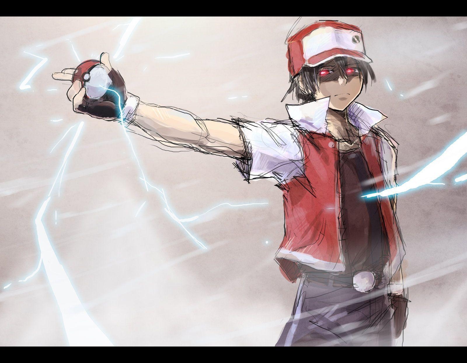 1600x1250 Pokemon Trainer Red Team, Desktop