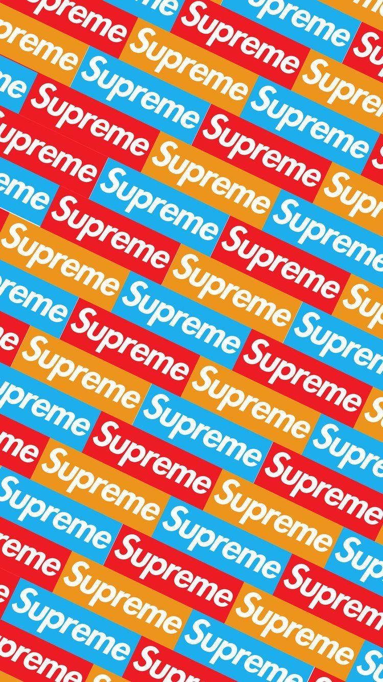 750x1340 Supreme Wallpaper iPhone 6 Plus, Phone